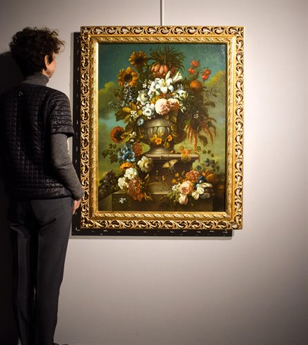 "Nature morte au vase de fleurs"